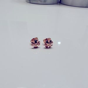 Tory Burch Rose Gold Stud Earrings